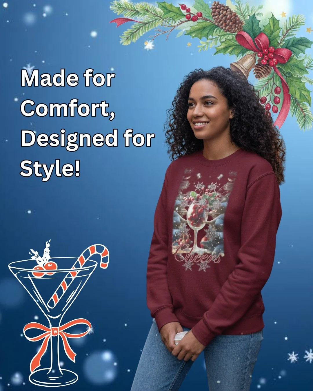 ✨ Cozy Season Starts Now ✨ The ultimate stay-in style just dropped. Our Holiday sweatshirt is here with ultra-soft fleece fabric, relaxed fits, and cold-weather comfort made for your coziest days and nights. ❄️🎄
From movie marathons to slow mornings
