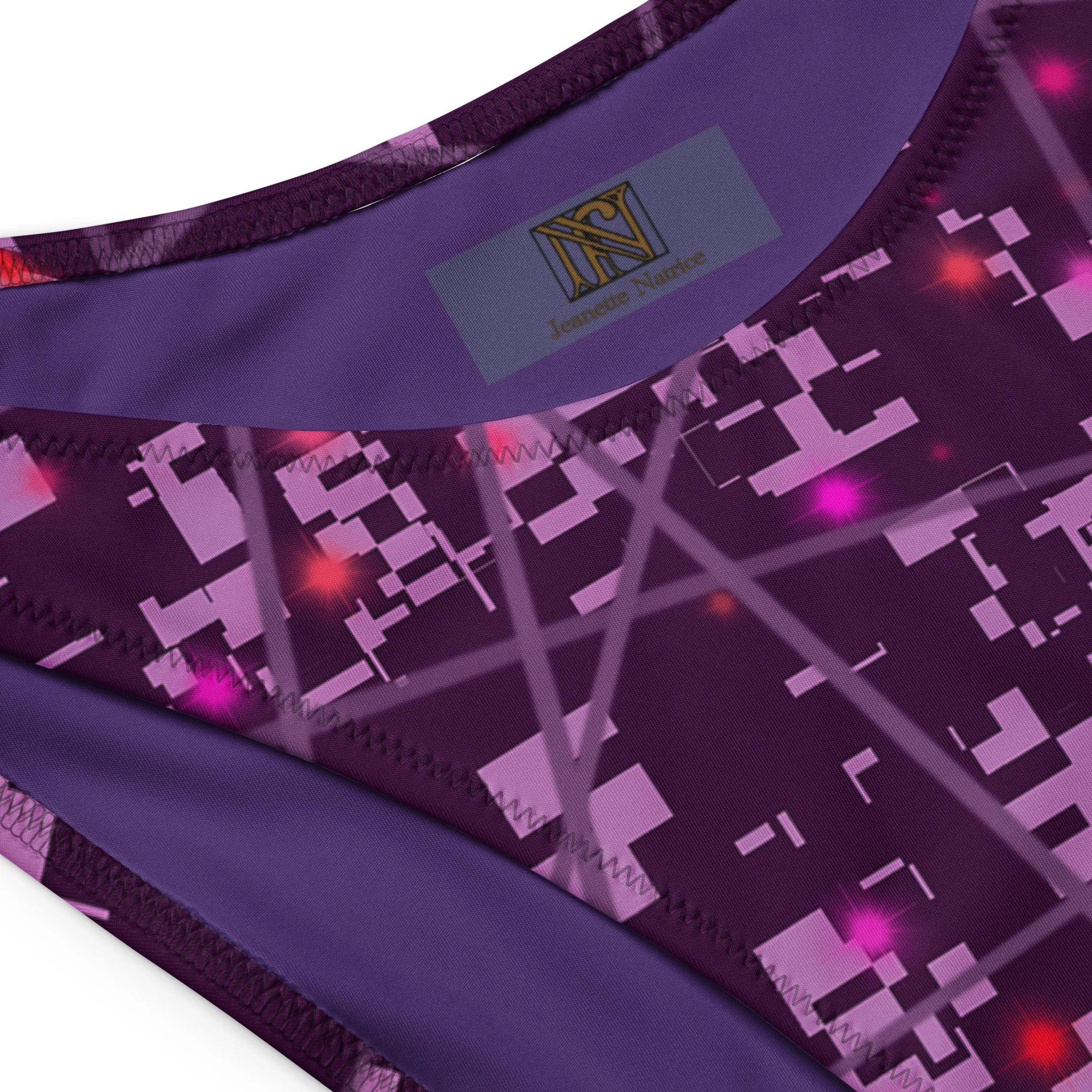 bandeau-bikini-purple-print