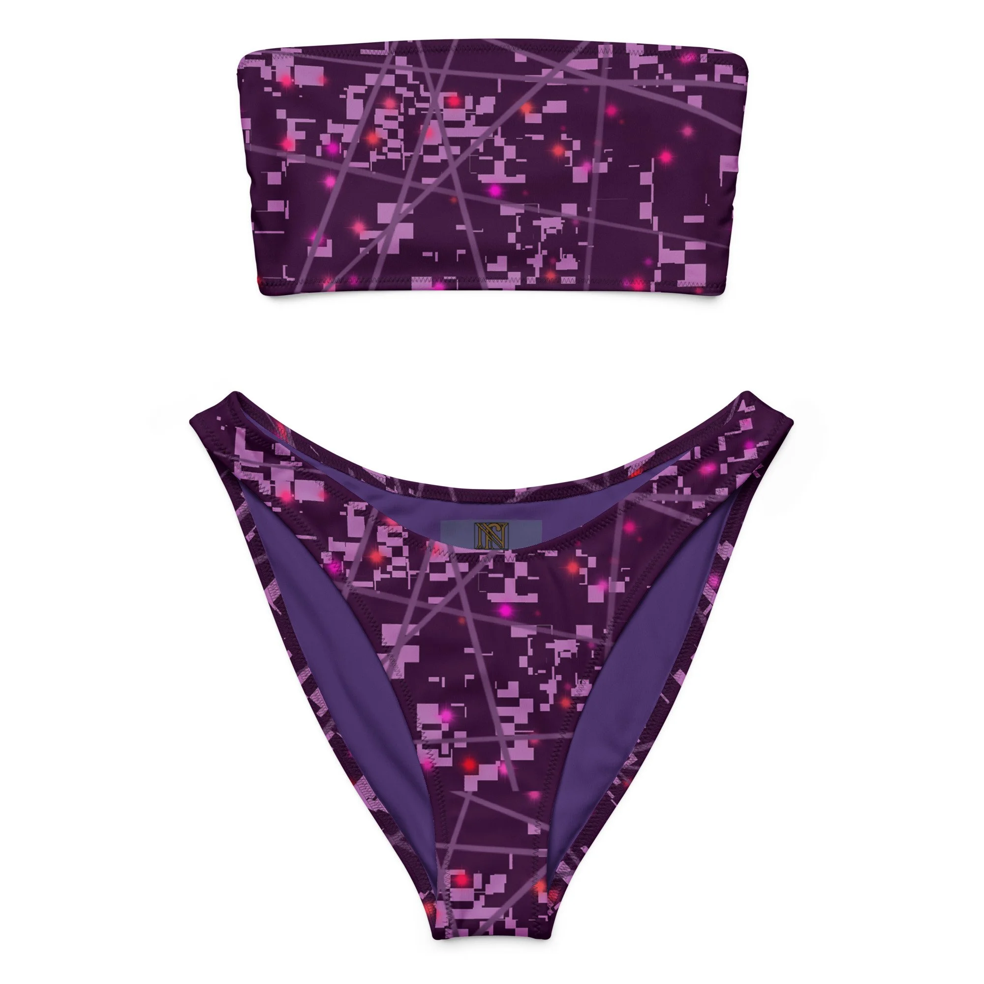 bandeau-bikini-purple-print