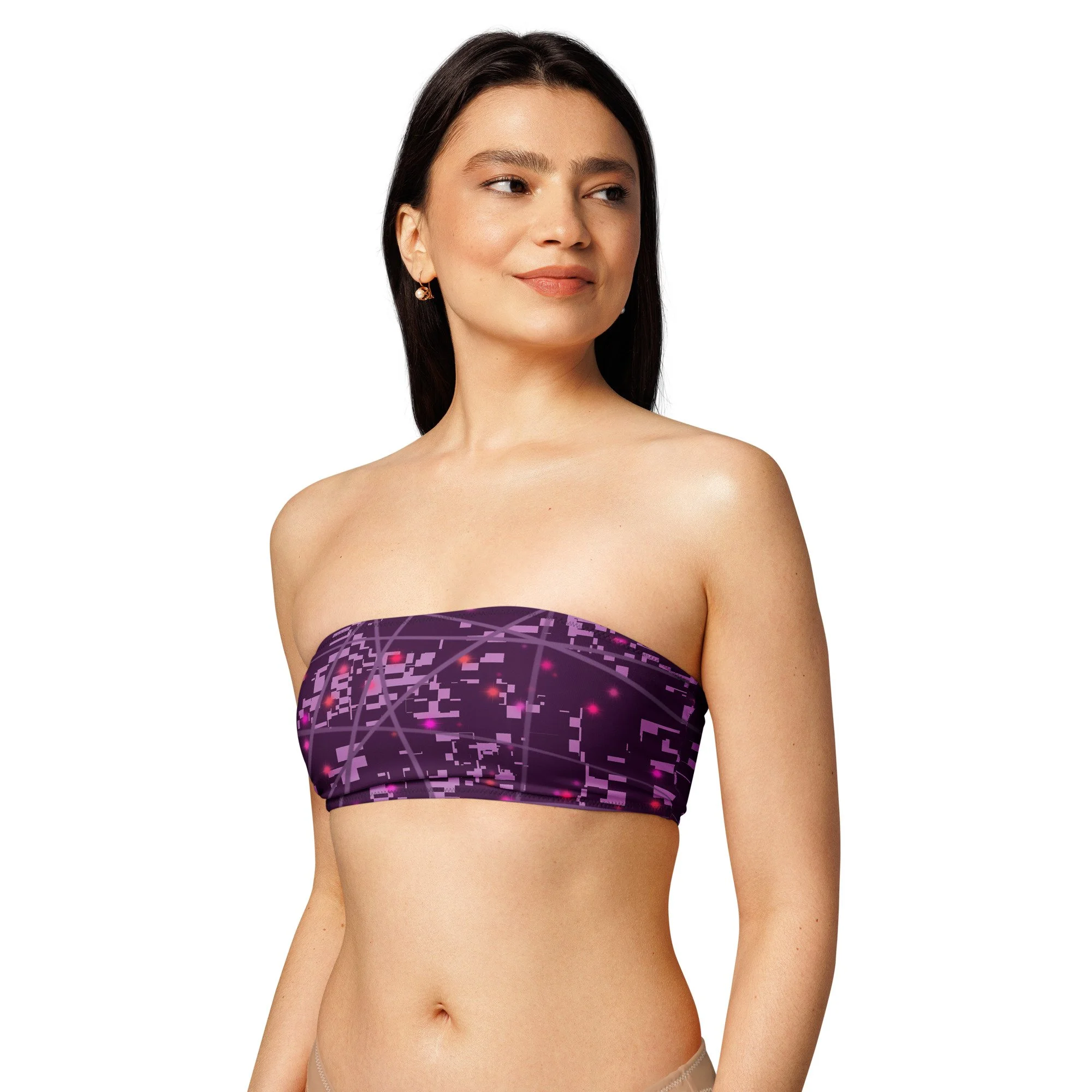 Bikini-Top-Swimwear-purple-bandeau