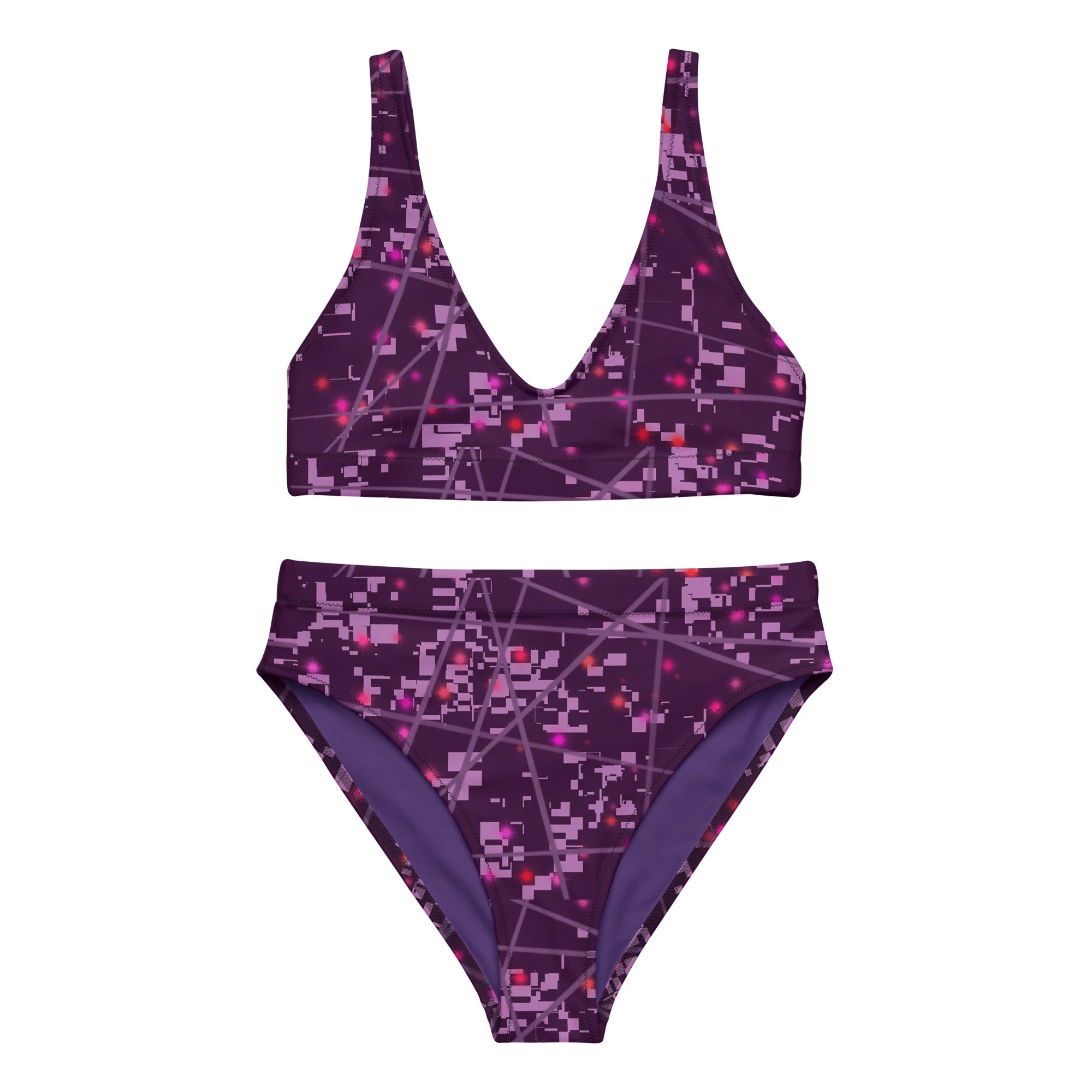 Bikini-Set-Purple-two-piece