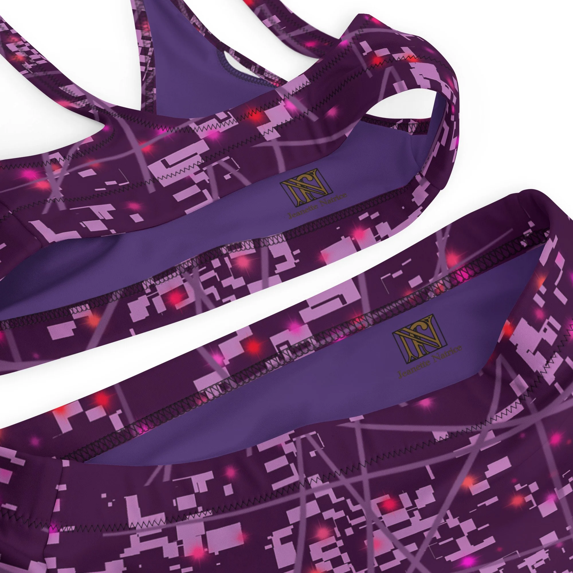 Bikini-Set-Purple-two-piece