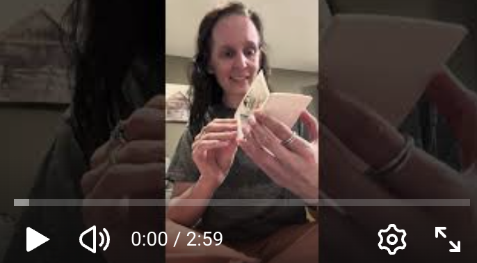 Unboxing Confidence: Real life reaction