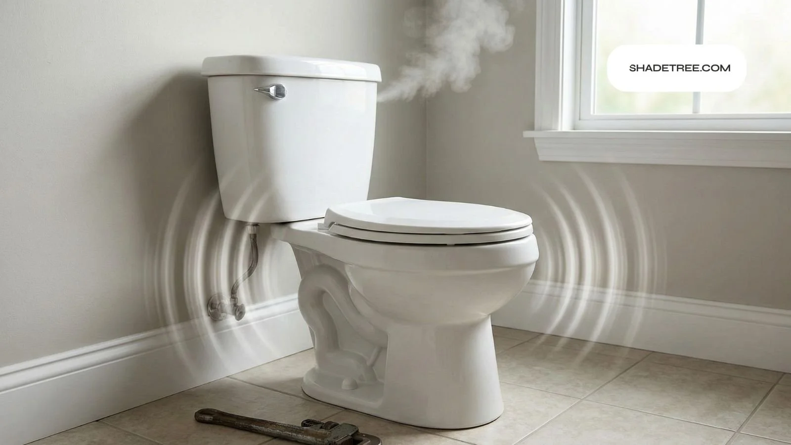 Why is my toilet whistling from water pressure vibrations in pipes