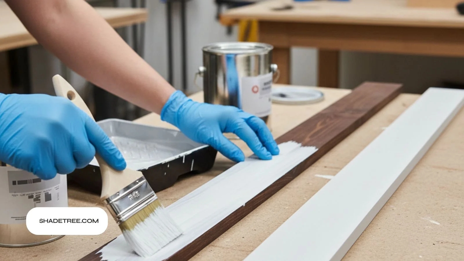 can you paint over stained wood using proper surface preparation