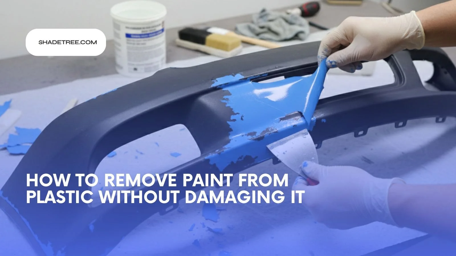 How to Remove Paint from Plastic Without Damaging It