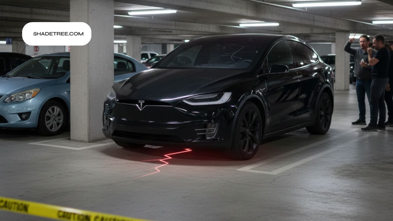 Tesla using undercar sensors – how much does a car battery weigh
