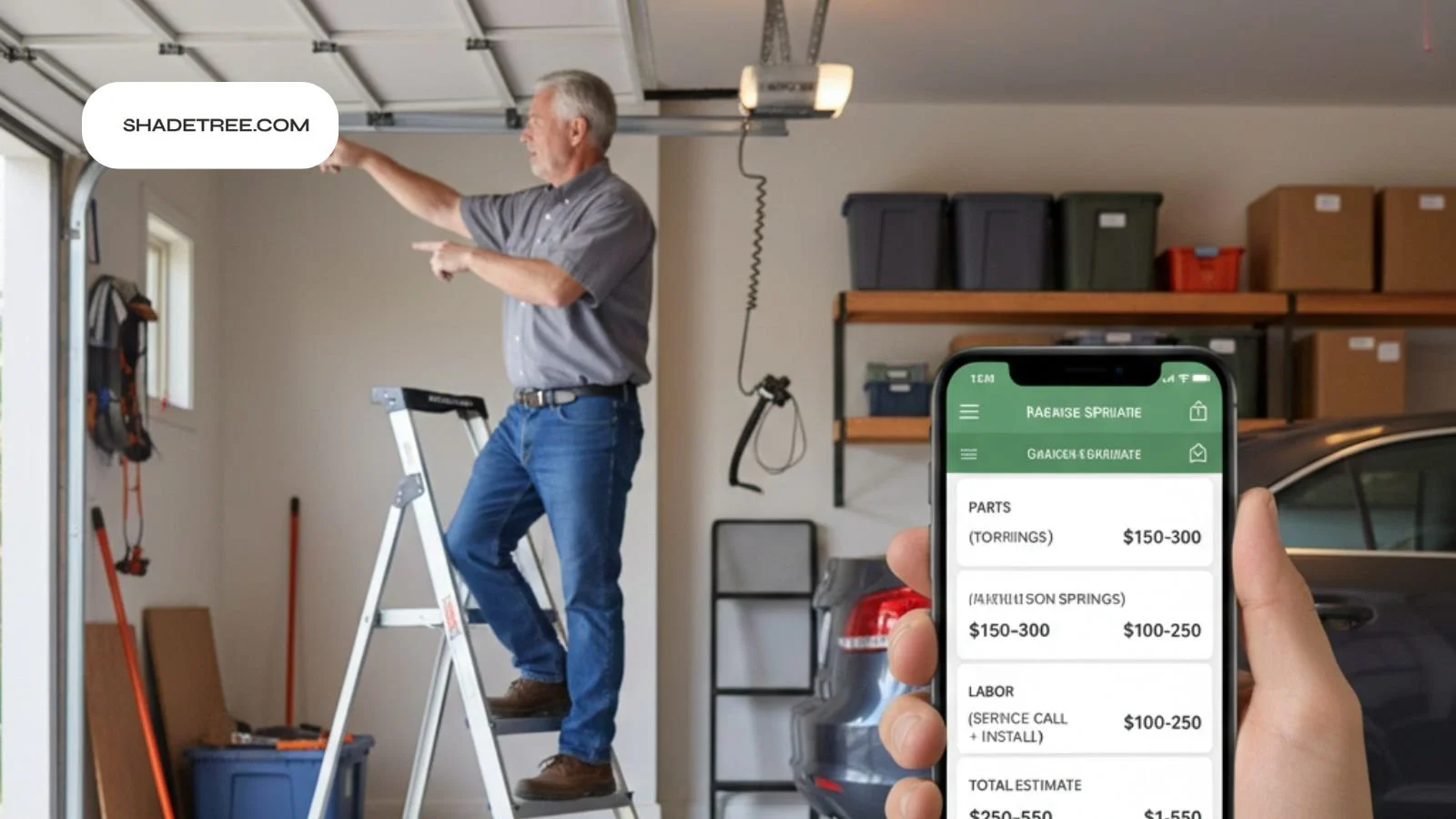 how long do garage door springs last inspection and repair estimate app
