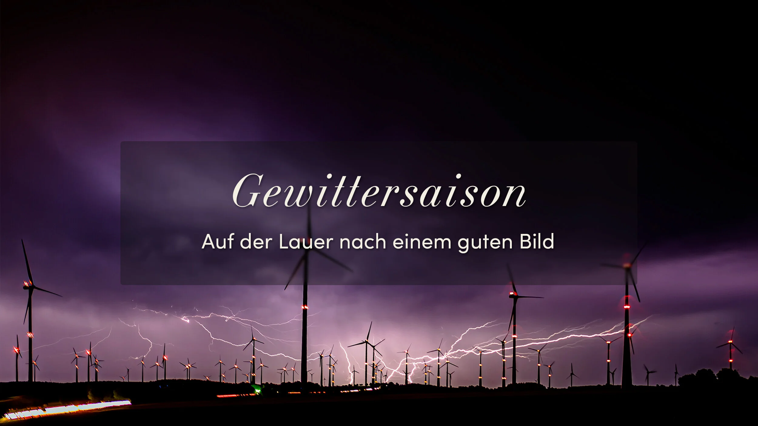 Gewittersaison
