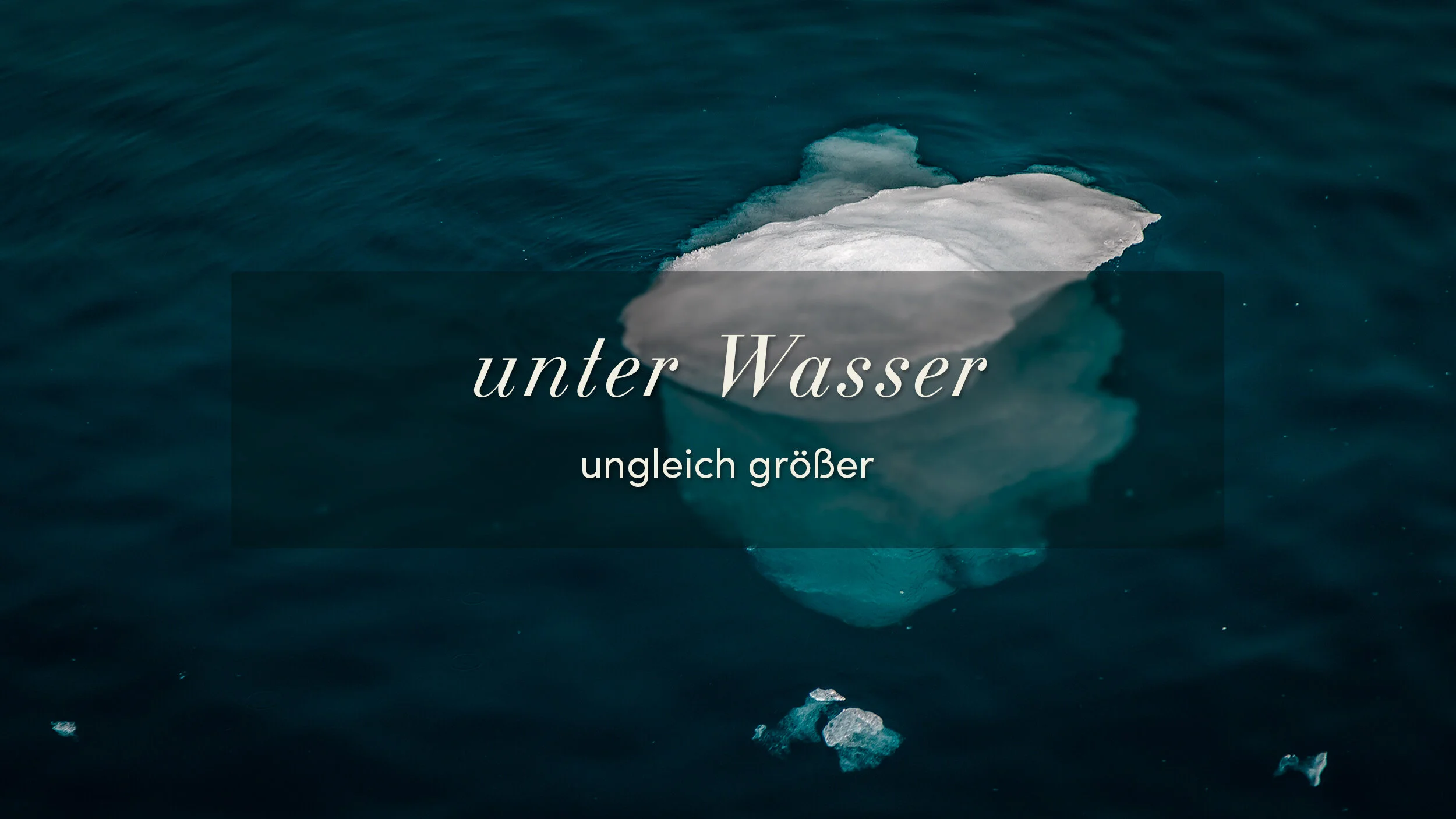 unter Wasser