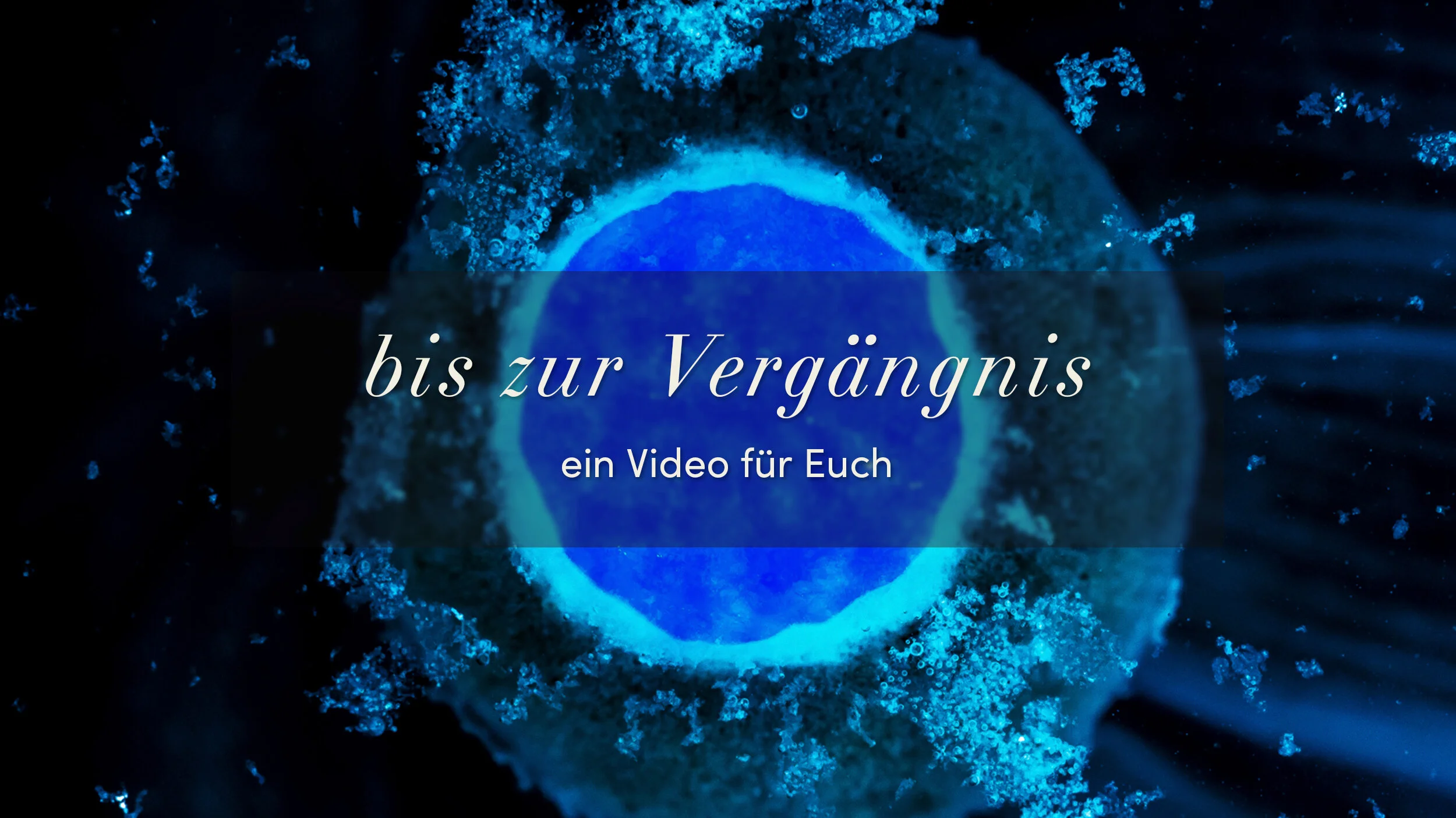 8 Minuten bis zur Vergängnis