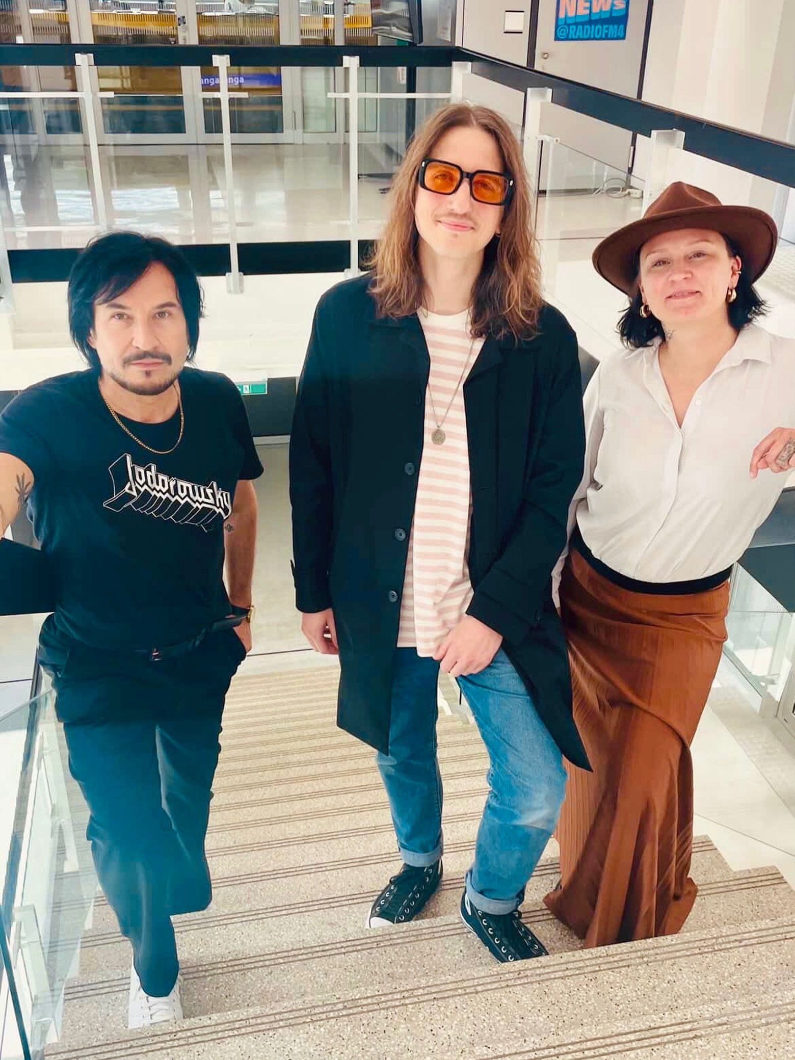 Back from the UK and @greatescapefest and straight to the @radiofm4 studio as a guest for the show &bdquo;House of Pain&ldquo;, which is gonna be aired tonight💀
Thanks for having me @medina_rekicc and @christian_fuchs_vienna !🫶

We talked about mus