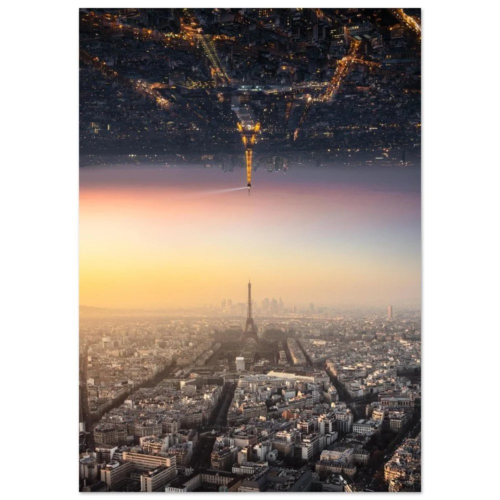 Day or Night in Paris - Print