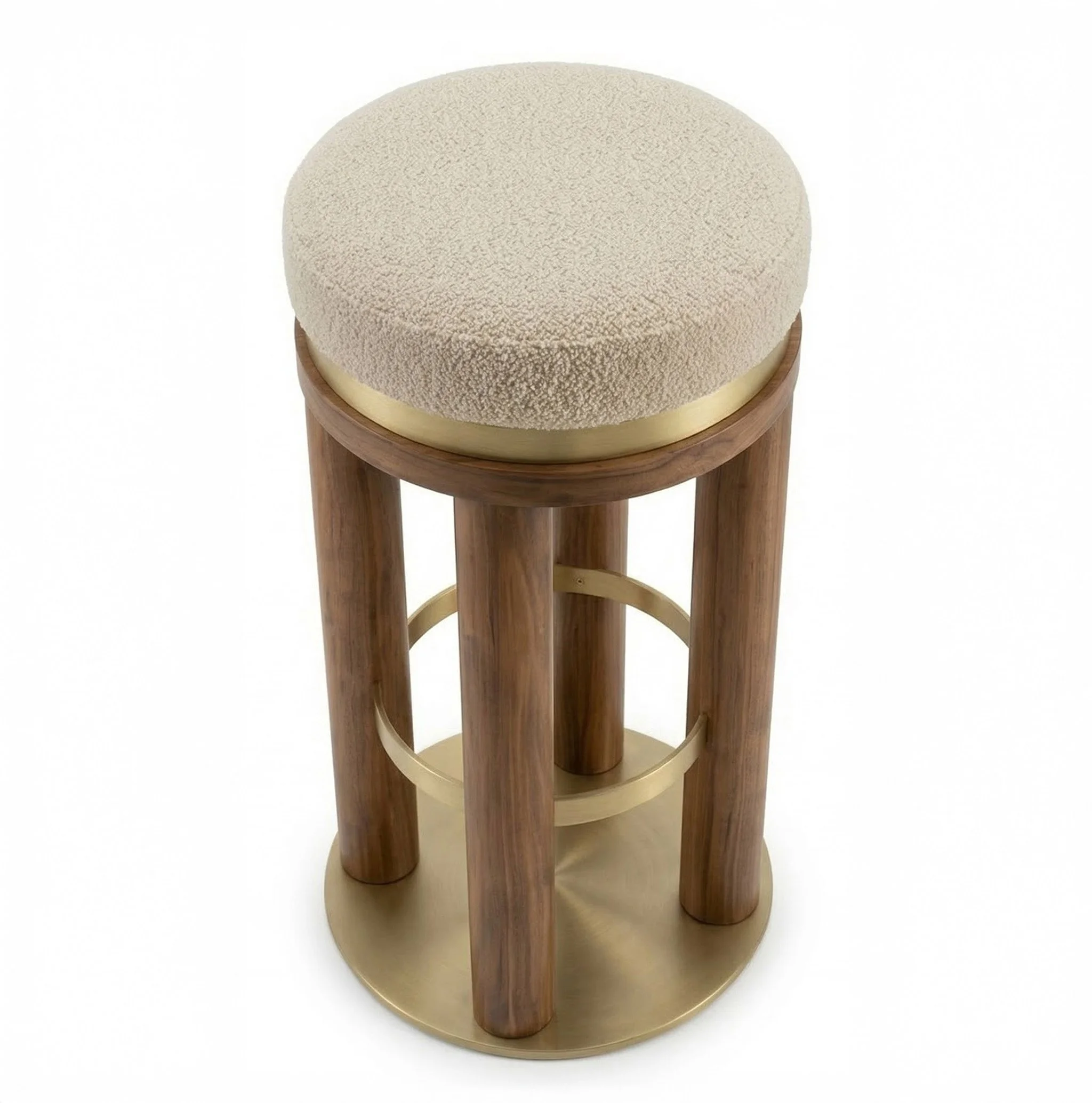 Tabouret noyer boucle dessus large BACCARIS.jpg