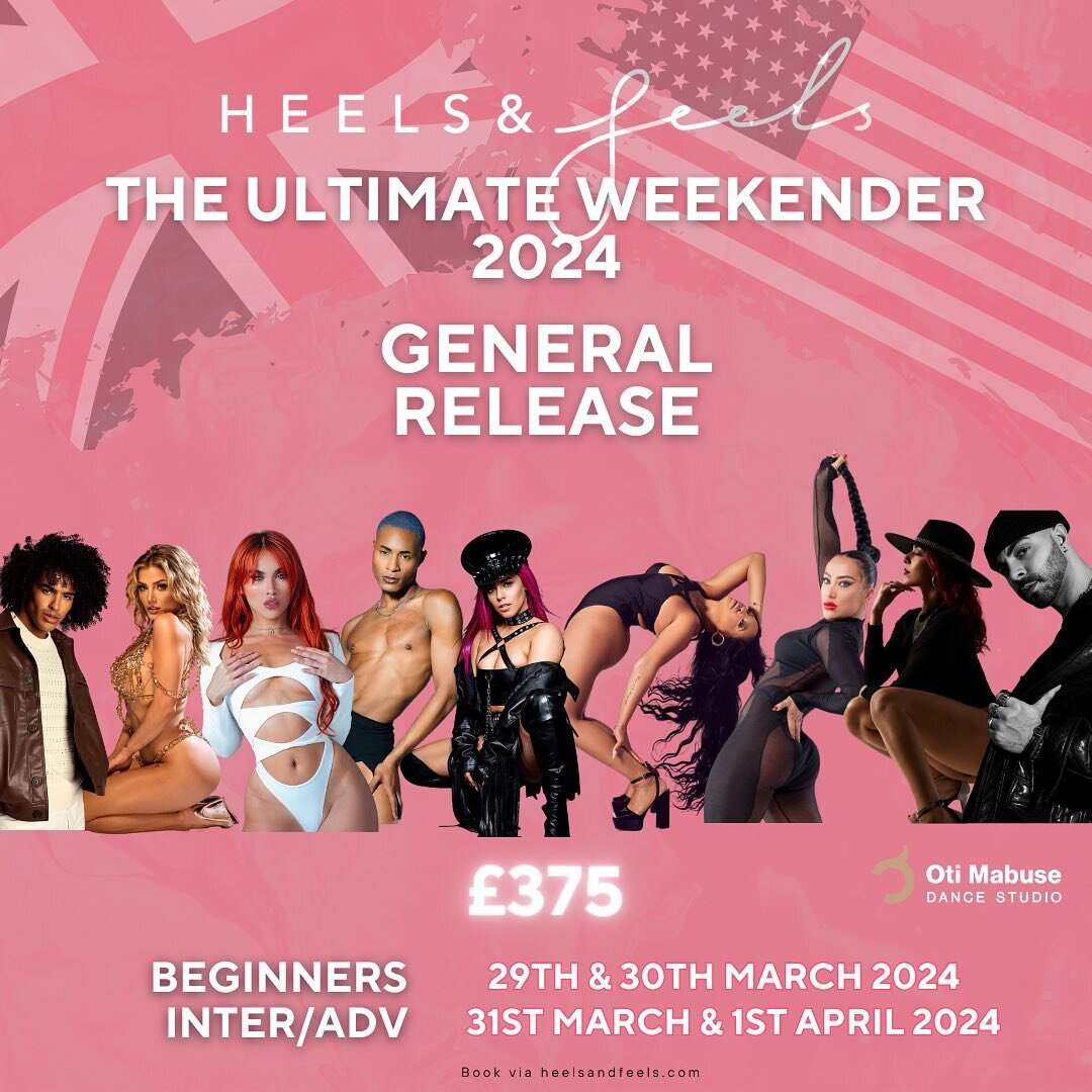 ‼️GENERAL RELEASE AND FULL WEEKEND TICKETS ARE NOW LIVE‼️

Yes Huns.. our FINAL round of tickets are now on sale for The Ultimate Weekender 2024! 😍

We&rsquo;ll be joined by 9️⃣ teachers from the US, England and Scotland! 🔥🔥🔥🔥
YOU DON&rsquo;T WA