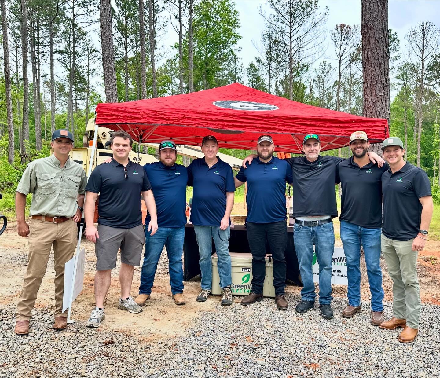 It was a great day for our team @oldhudsonplantation in Lake Oconee for the @lo_buildersassociation annual Clay Shoot.