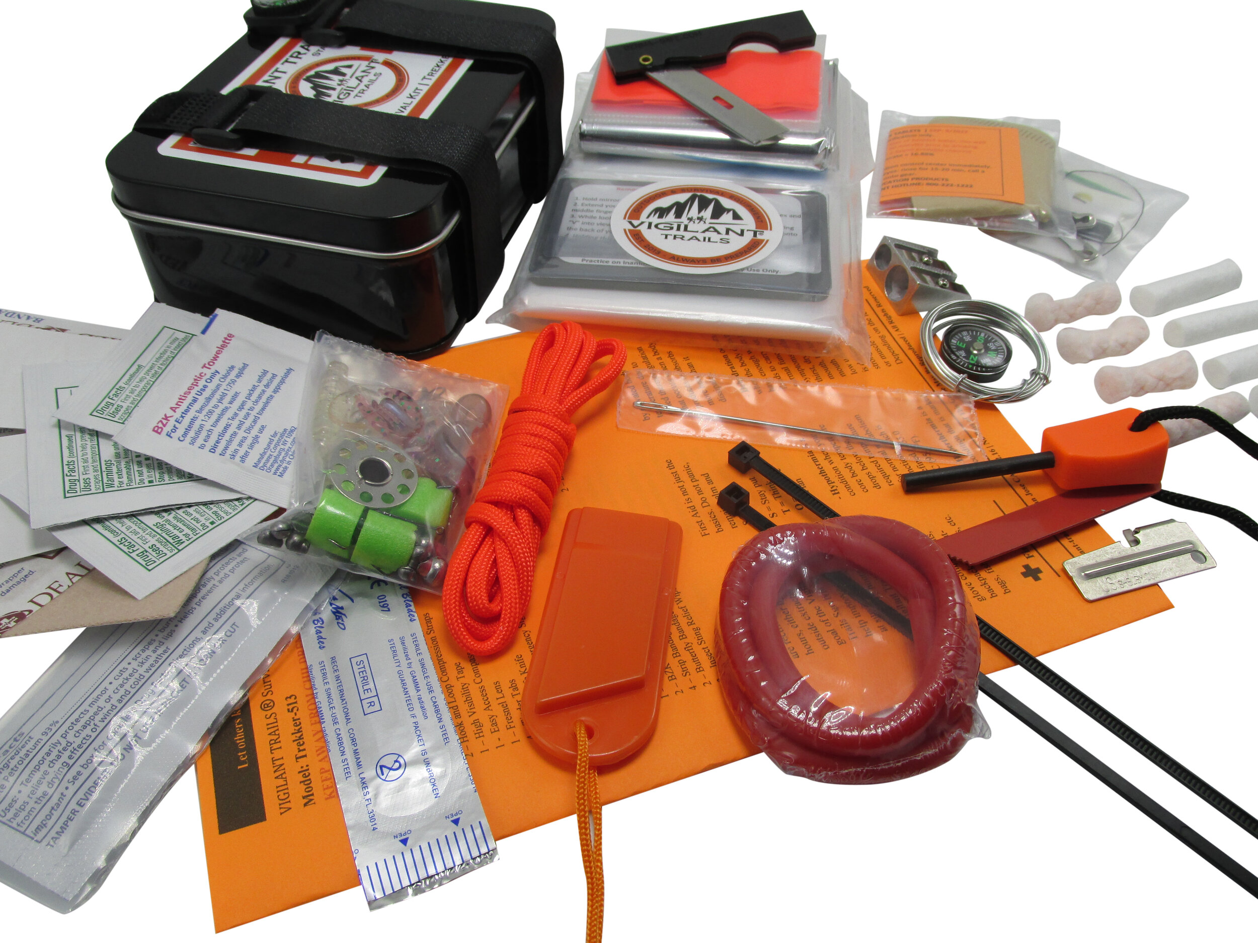 Vigilant Trails PrePacked Survival Kit, Model Trekker513 — Vigilant