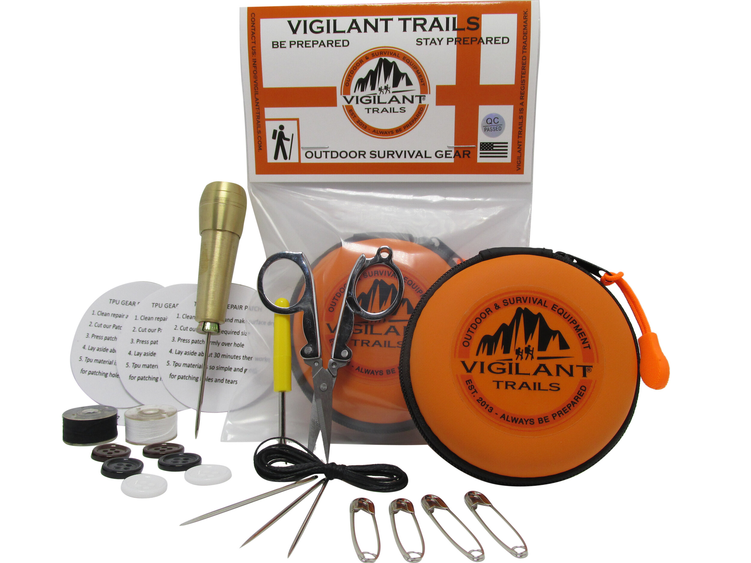 Ultralight Sewing Repair Kit  Lightest Backpack Hiking Needle