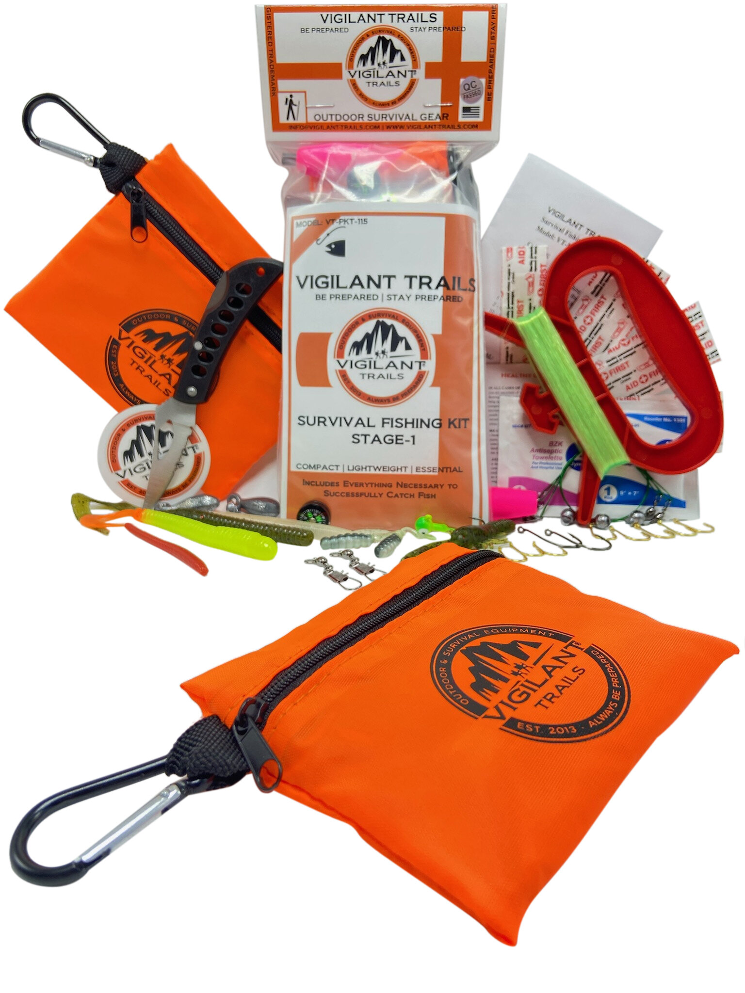 Vigilant Trails Pre-Packed Survival Sewing Kit Stage-2. Includes