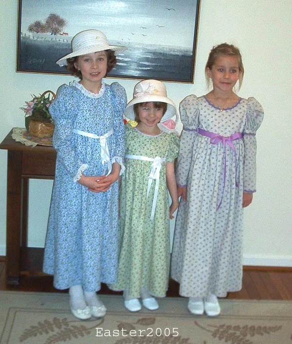Girls' Regency Easter Dresses