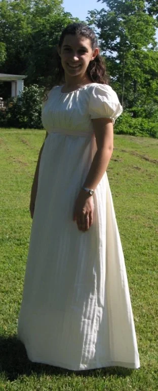 Hannah's Regency Drawstring Dress