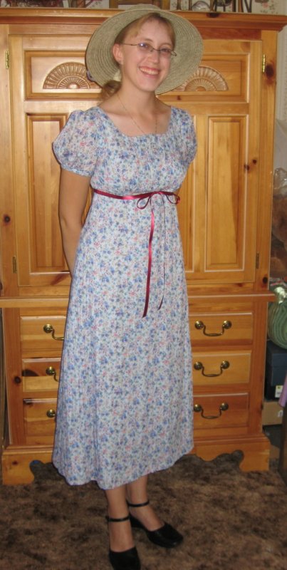 Kitty's First Regency Dress