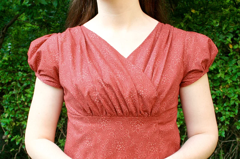 Melissa's Regency Crossover Gown