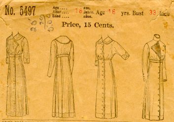 1912 Dress Pattern — Sense ...