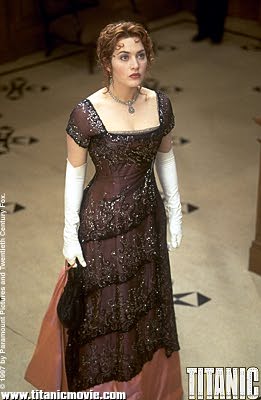 rose titanic dress