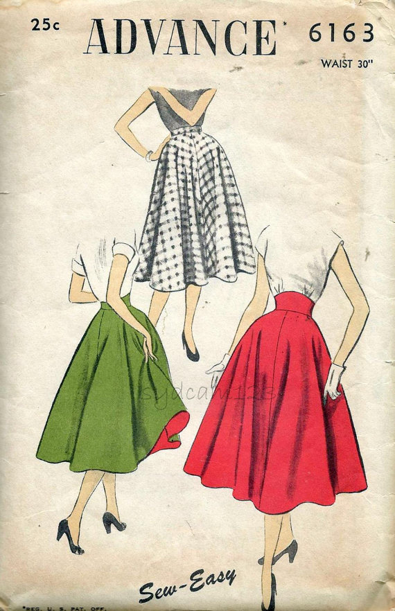 Let S Make Circle Skirts Sense Sensibility Patterns