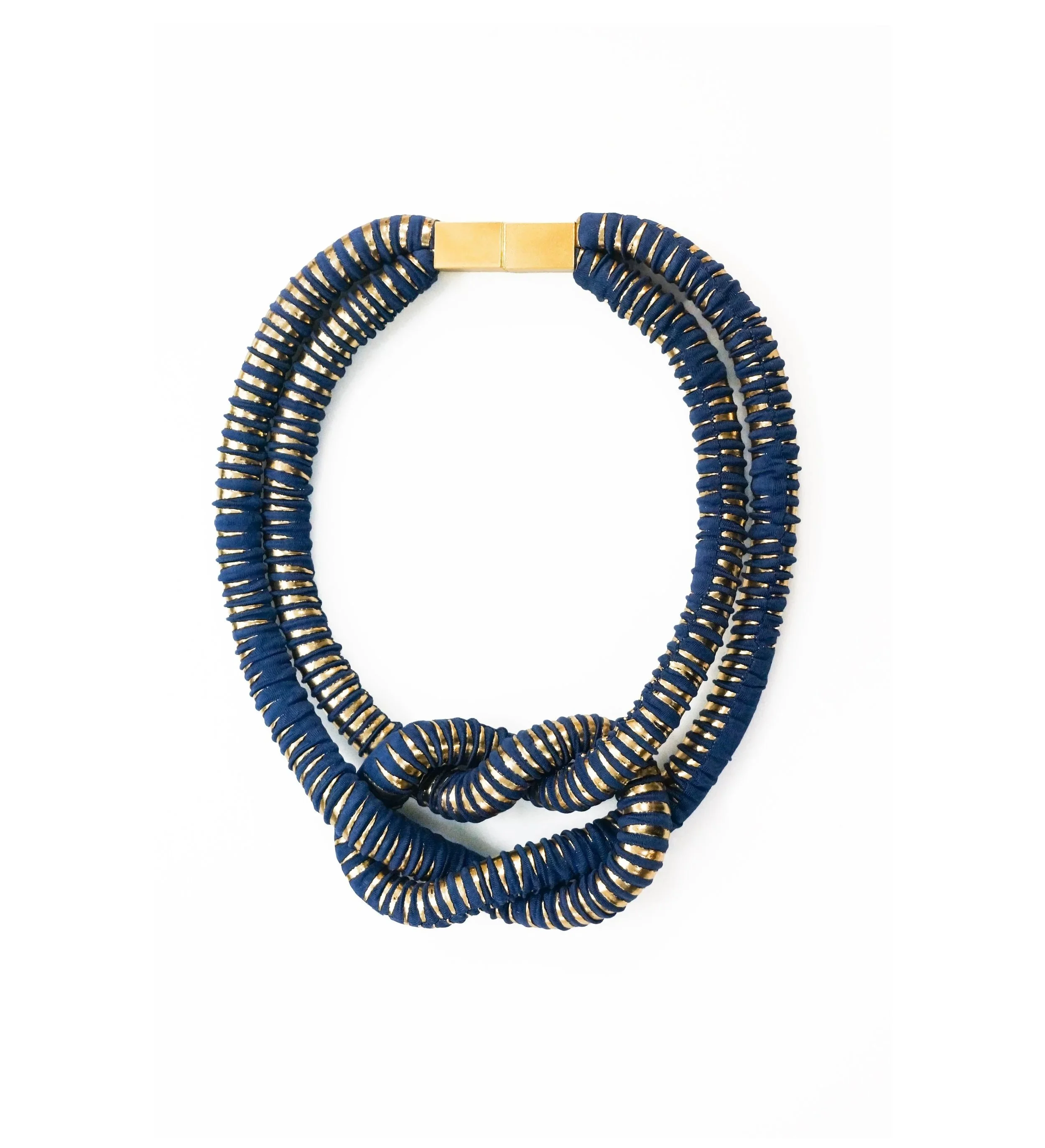 THE KNOT — Navy & Gold