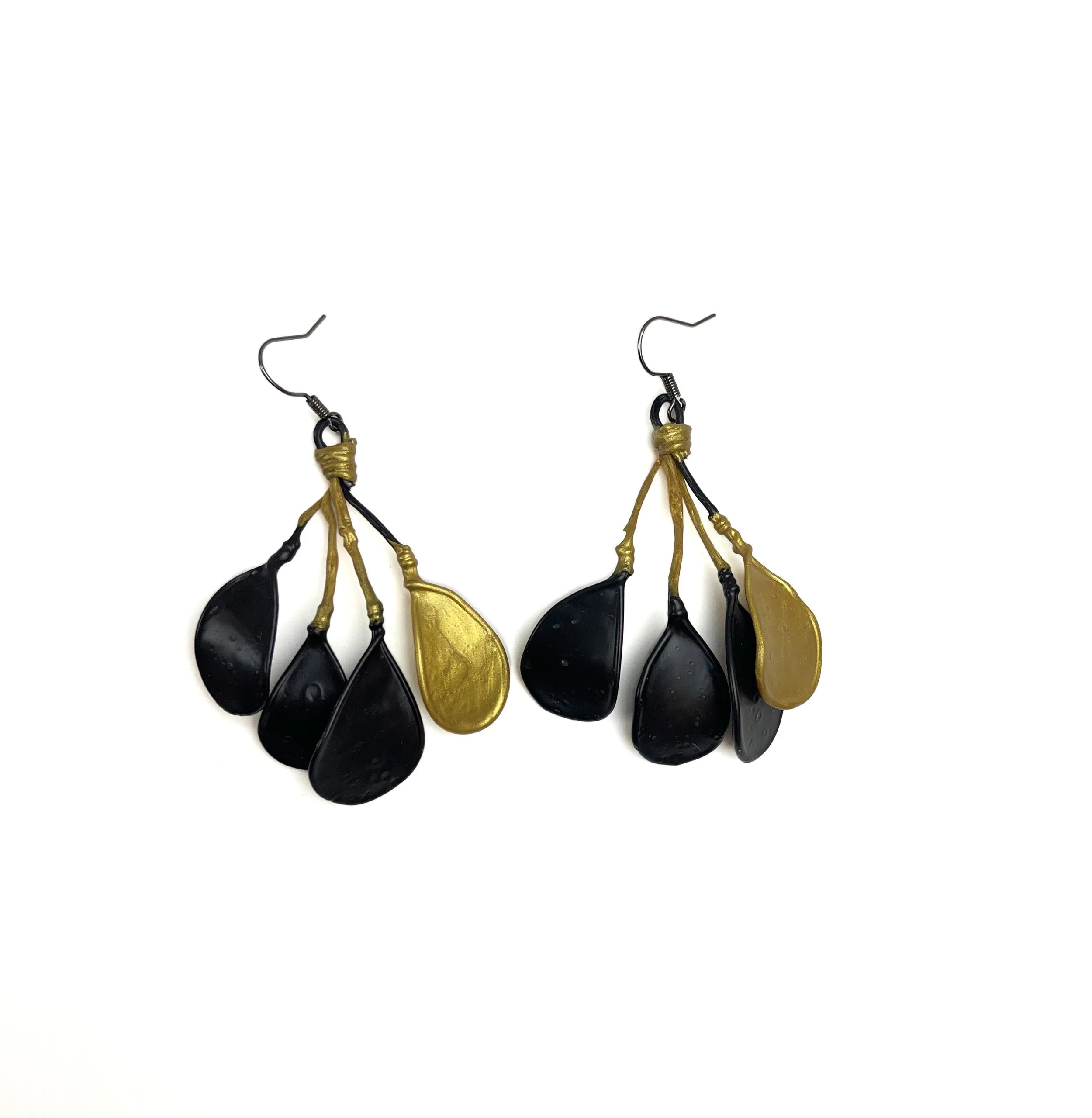 Organic Drop — Adjustable Wire Earrings