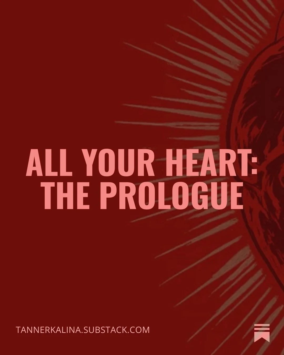 I wanted to offer you guys an exclusive look at the prologue to All Your Heart, and I got permission! Comment &ldquo;read&rdquo; and I&rsquo;ll shoot you a link to read the whole thing.
.
The Bible constantly talks about the heart&mdash;the deepest d