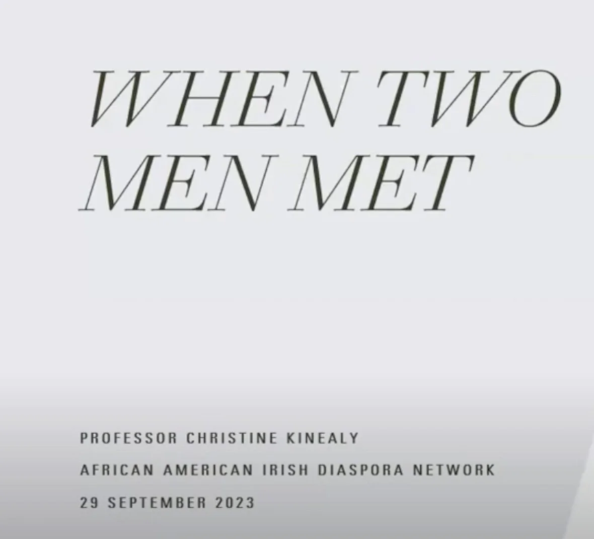 Douglass O'Connell Day