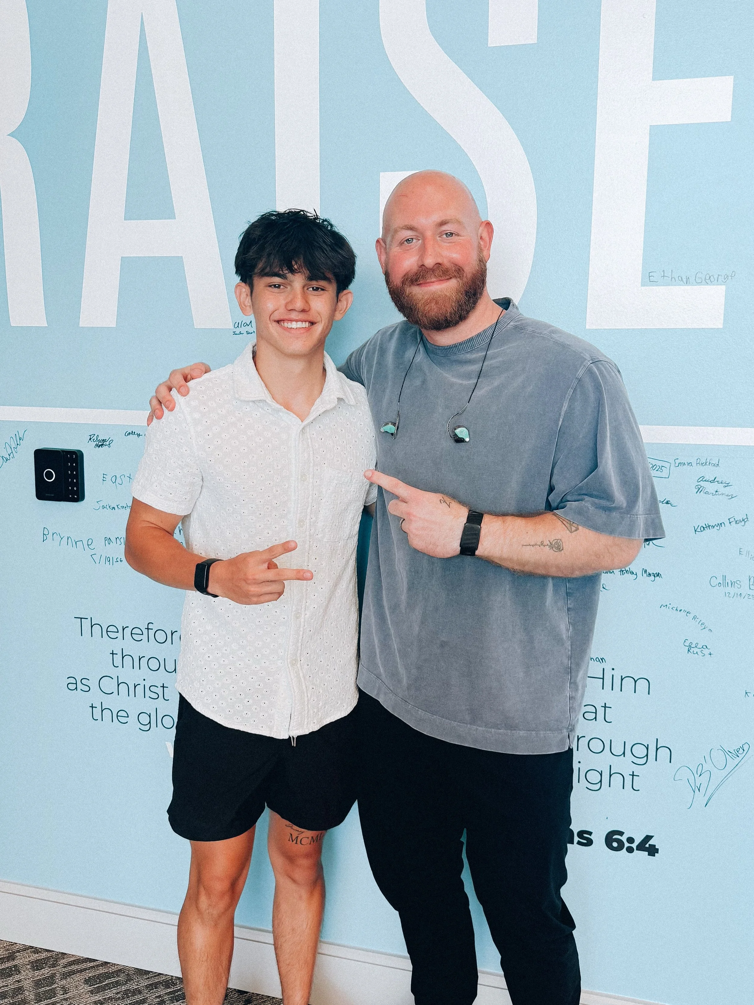 It&rsquo;s bigger than coaching ❤️
.
.
Couldn&rsquo;t be more excited for @nathan_stephens19 and the journey he&rsquo;s beginning. And I&rsquo;m beyond thankful that God would use me to lead Nate to Him. I&rsquo;m the worst sinner I know and God stil