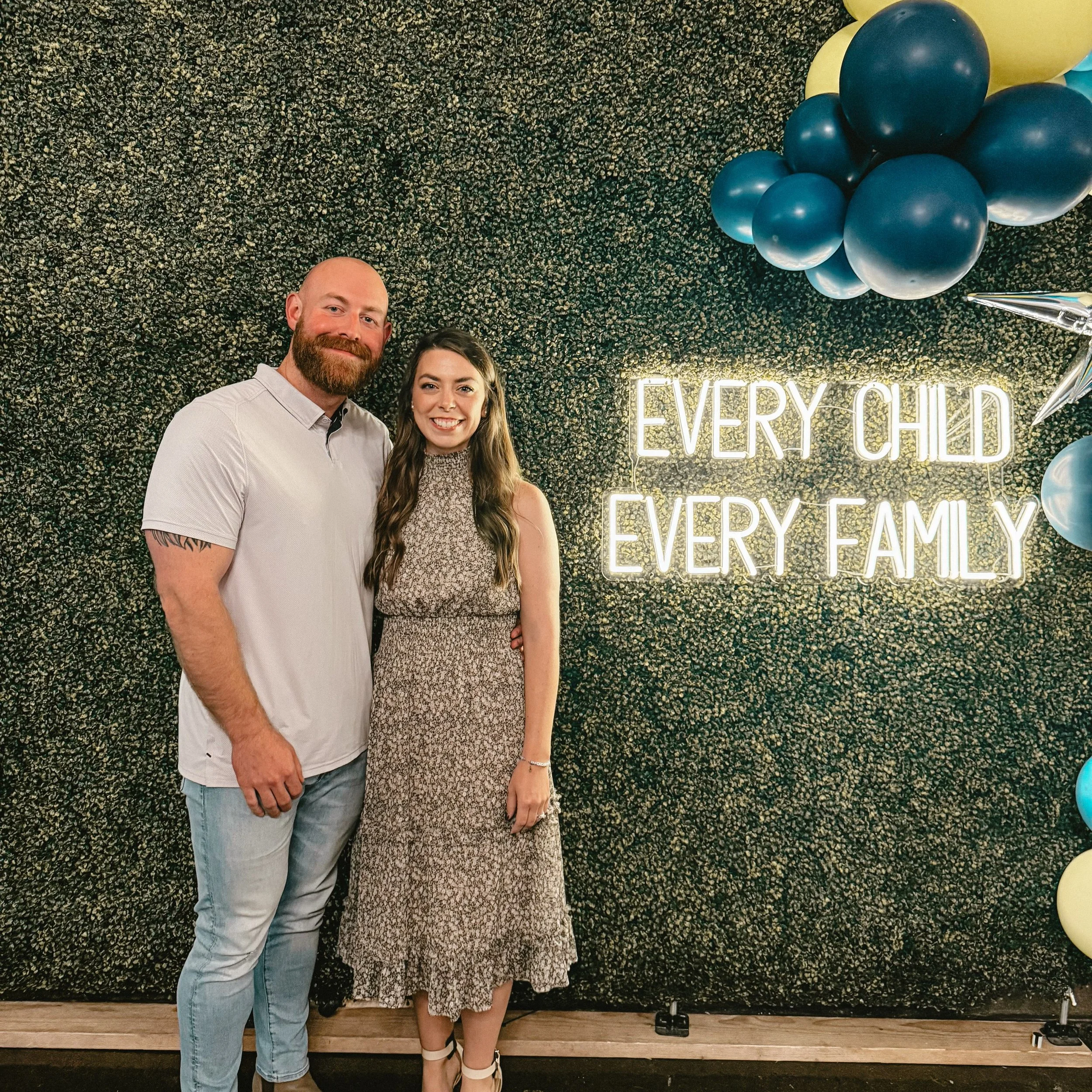 Little date night with my girl at the @arkansas_families Night of Hope Gala. Thankful for all the people who shared their stories tonight! We&rsquo;re excited for what the future holds and how God might use us! 
.
.
#nightofhope #abcfm #adoption #fos