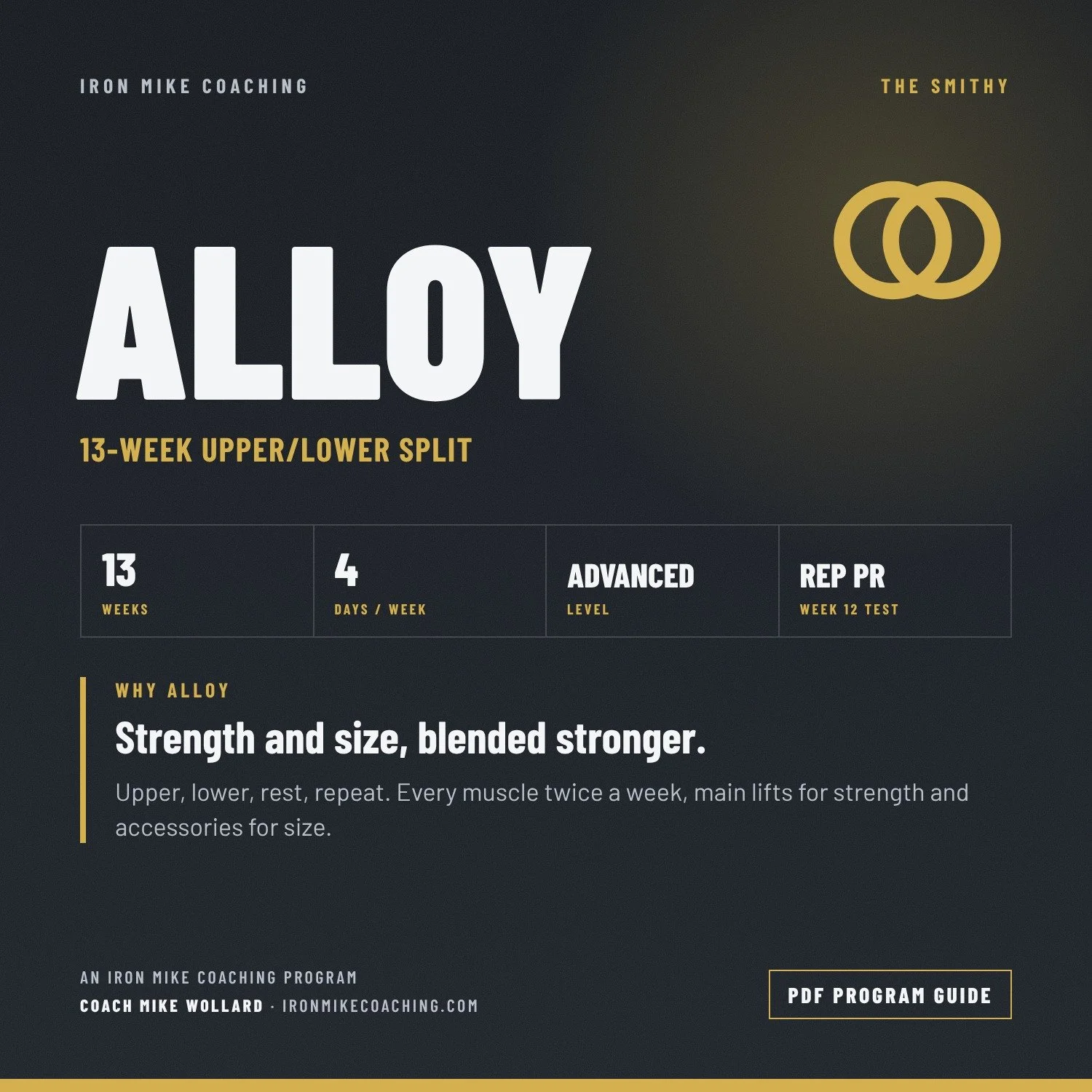 Alloy: 13-Week Upper/Lower Split Program