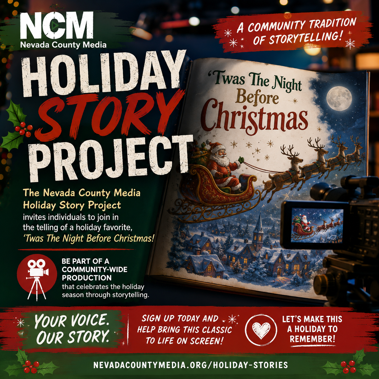 Holiday Story Recording - Twas the Night Before Christmas