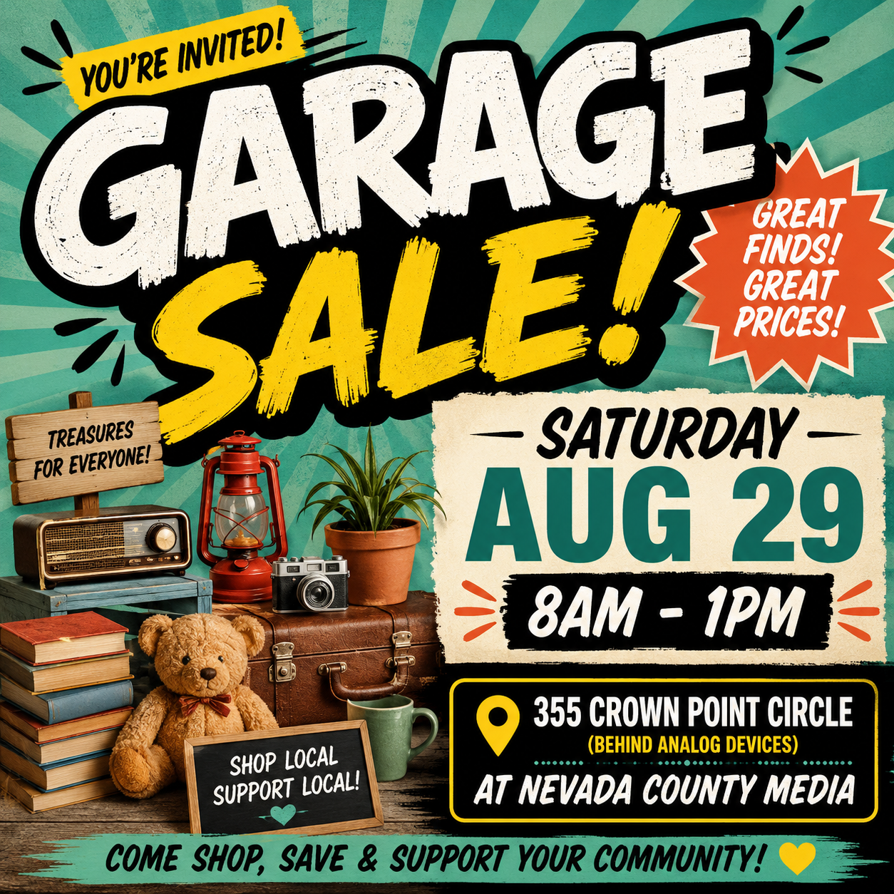 NCM Parking Lot Sale