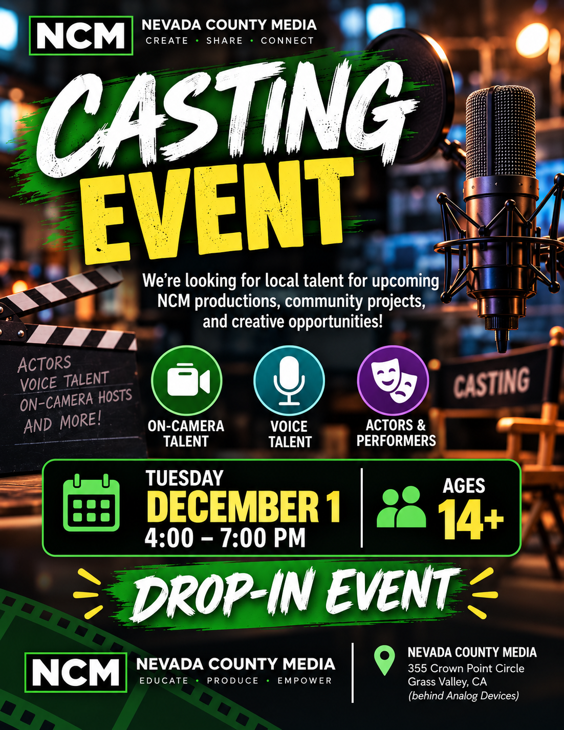 Casting Call Event