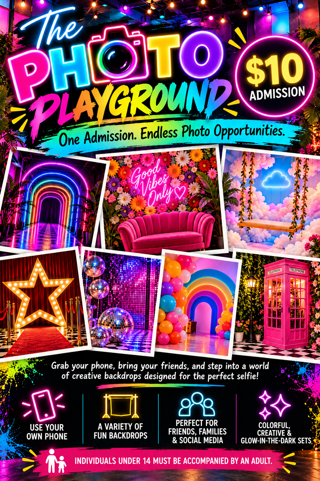 The Photo Playground - One Admission, Endless Photo Opportunities