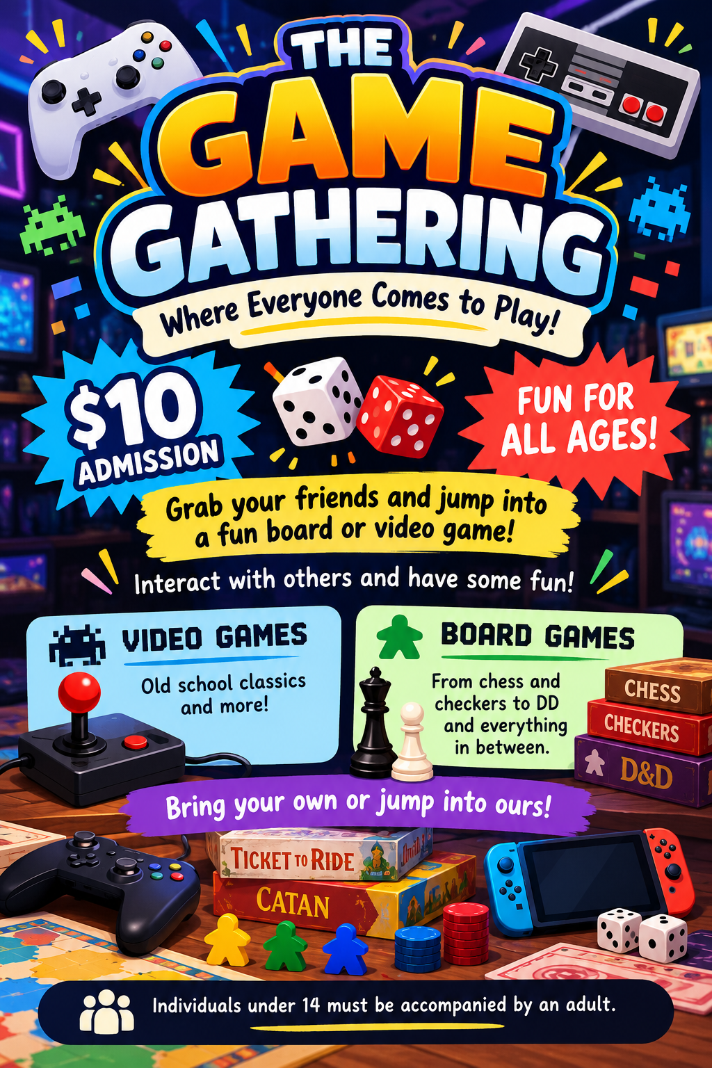 The Game Gathering - Where Everyone Comes to Play!