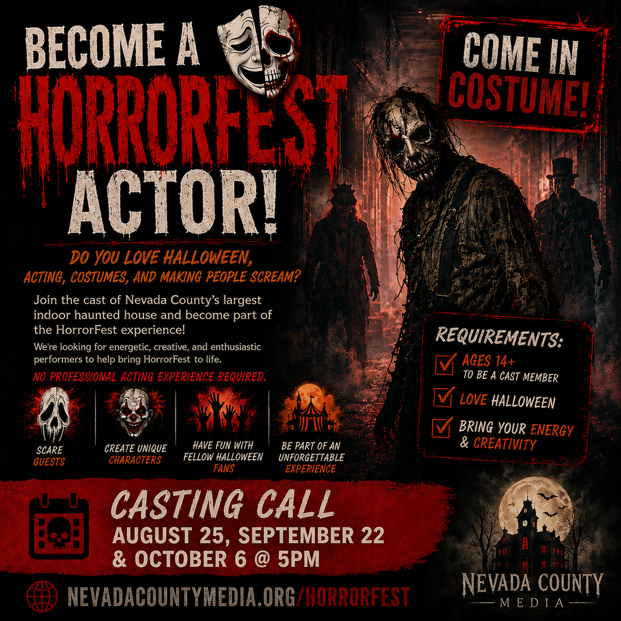 HorrorFest Casting Call