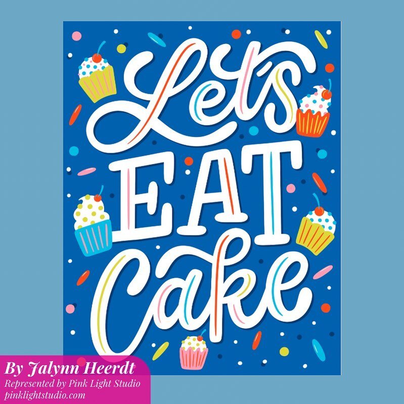 Celebrate your special day with tasty cakes fresh from @jalynncreates. Yay, let's eat cake!🧁
.
.
.
.
#pinklightstudio #art #artlicensing #licensing #artlicensingagency #illustration #editorialillustration #patterndesign #surfacedesign 
#illustrator 