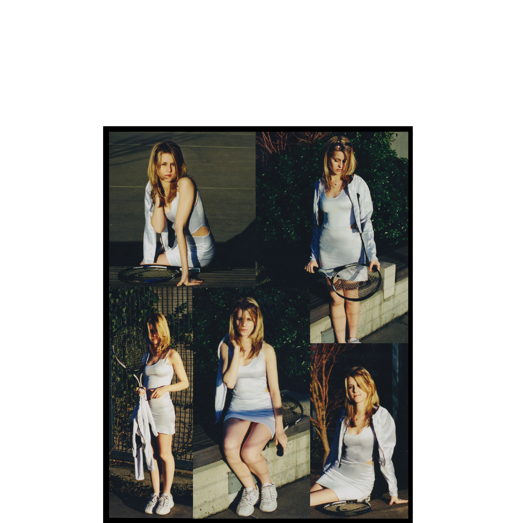 Tennis dress and matching jacket
