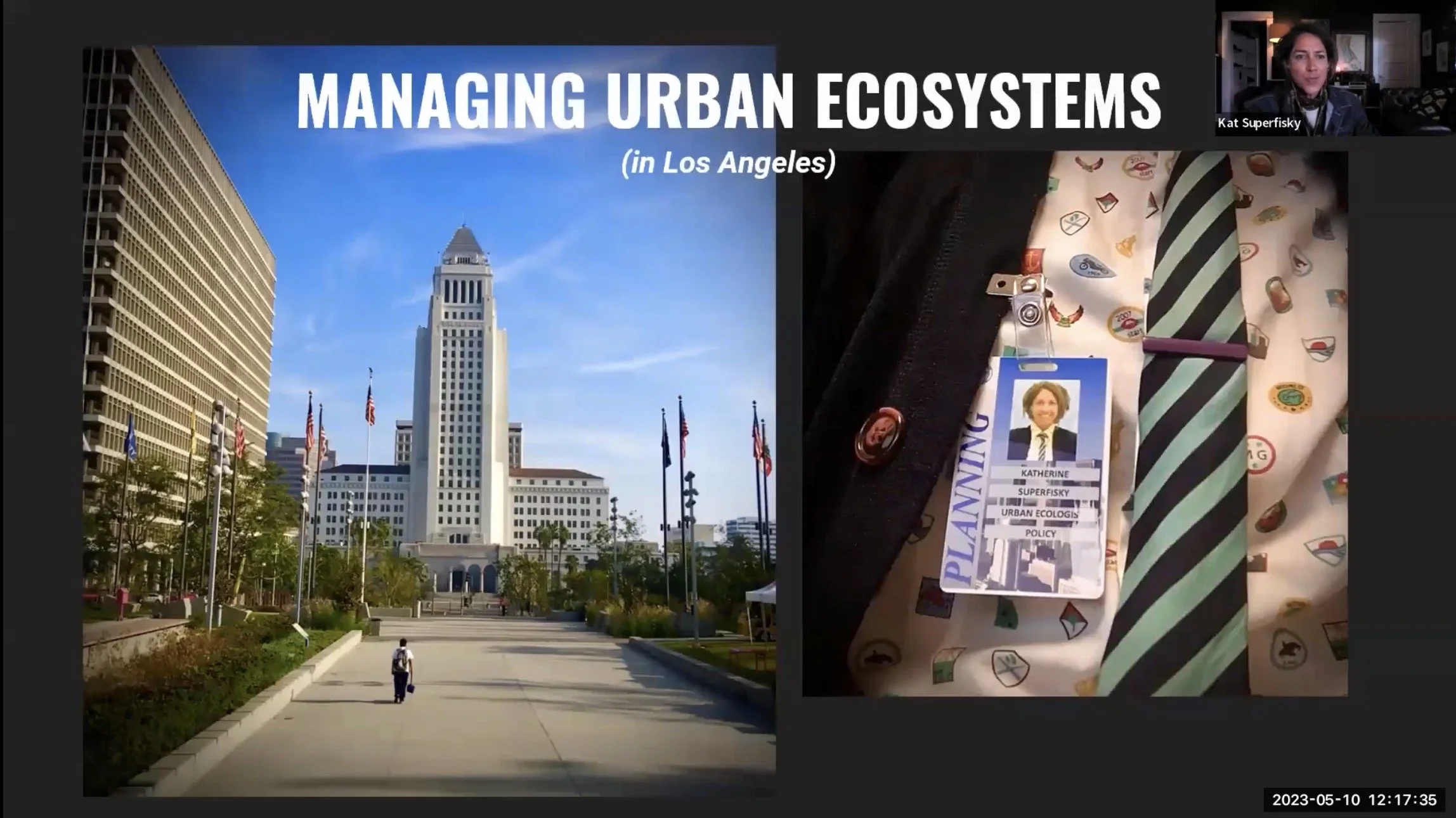 MANAGING URBAN ECOSYSTEMS PRESENTATION