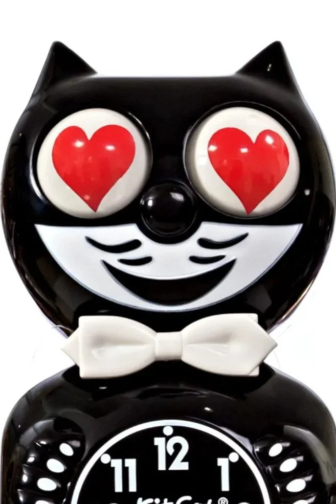 HEART Eyes for the Larger Kit-Cat Clock - Make your clock Valentines Day Ready!