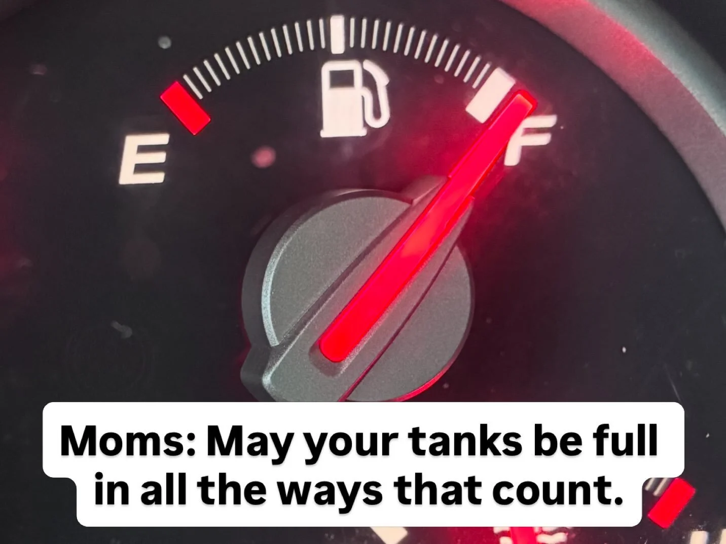 What are the chances that TWO of my mama friends would run out of gas in the same day? The end of the school year can be mayhem. Don&rsquo;t run on empty, moms!
