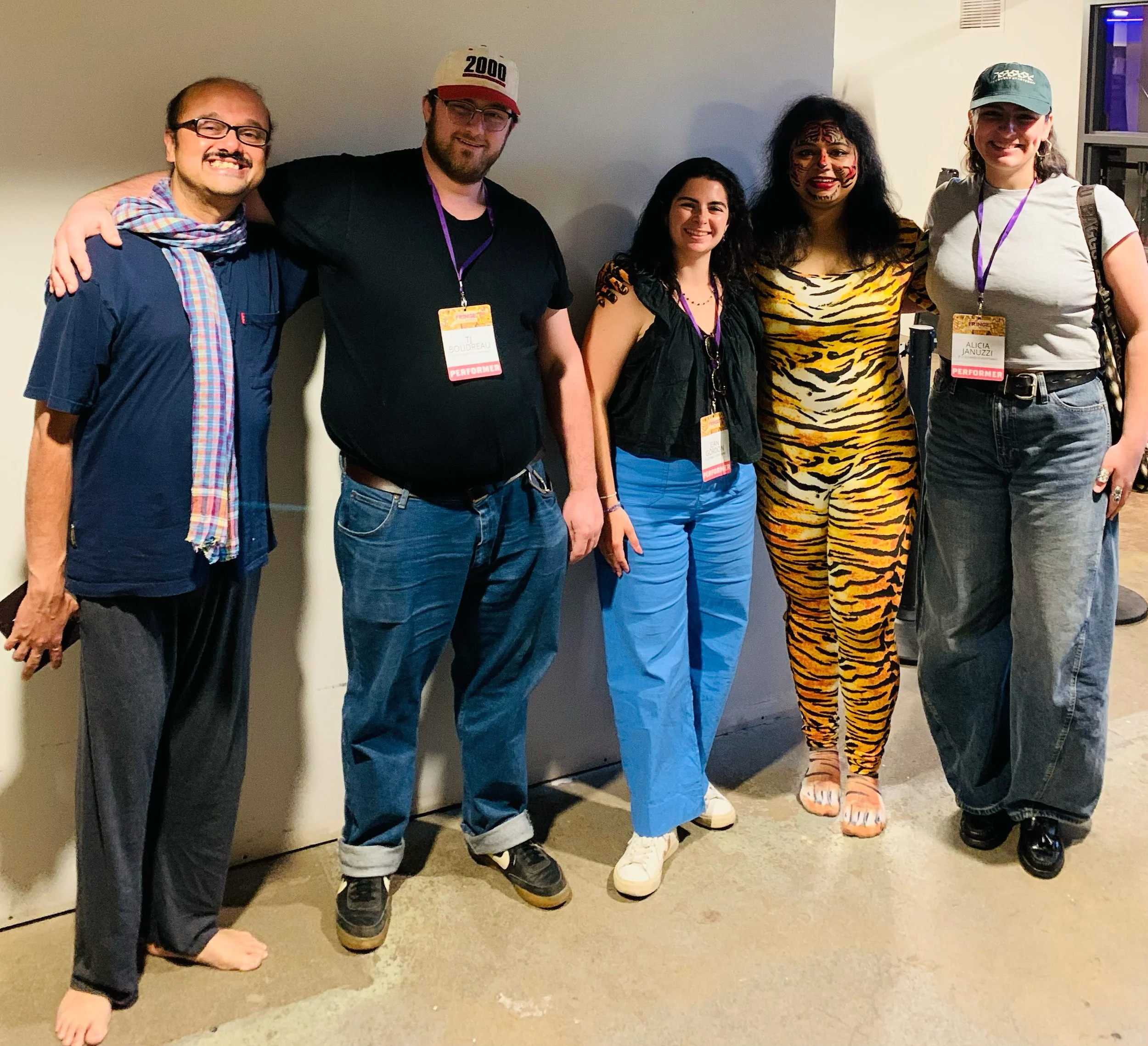  With the cast and creatives of “If I Cleaned Everything.” 