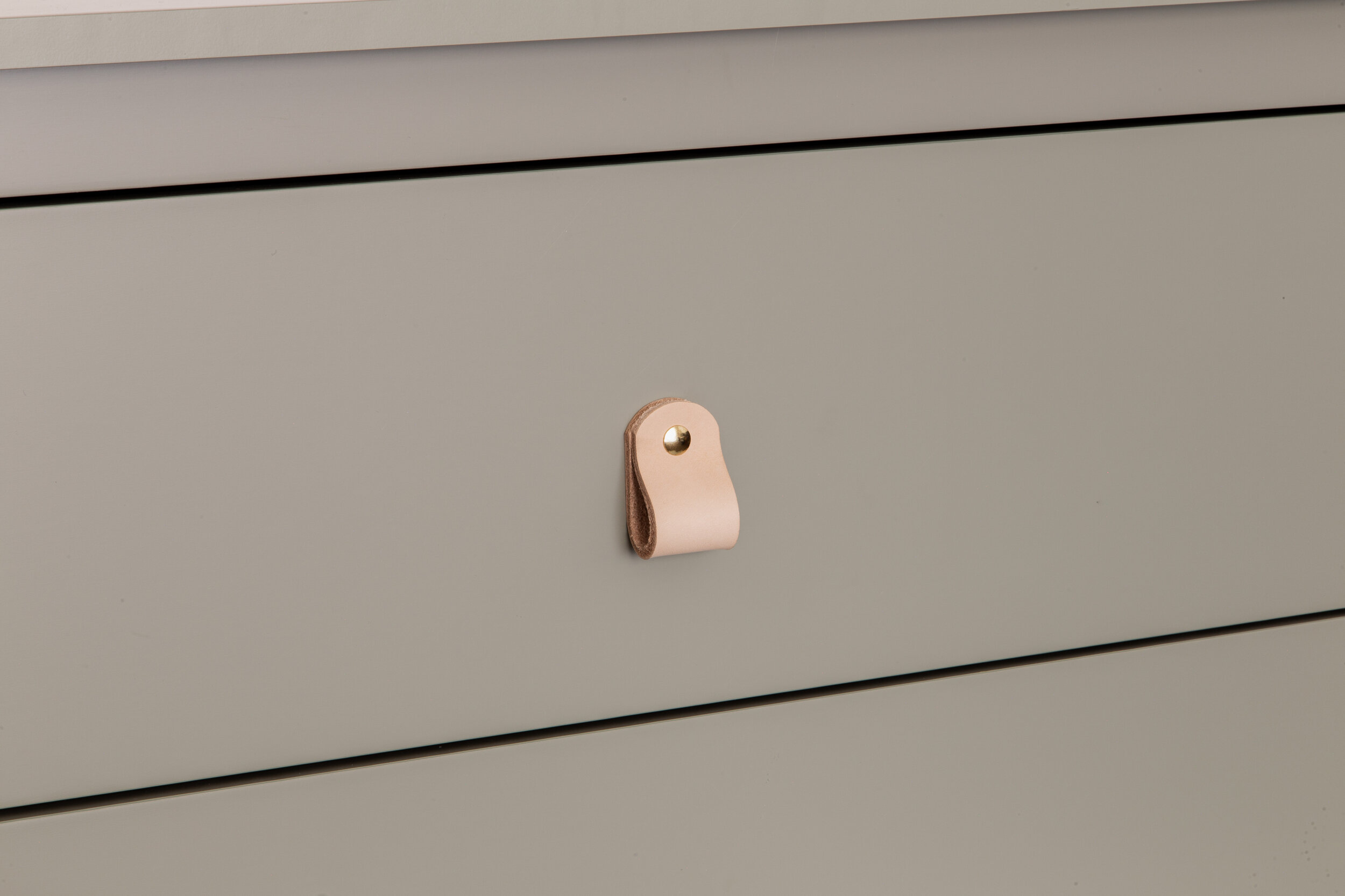 Natural Leather Drawer Handles